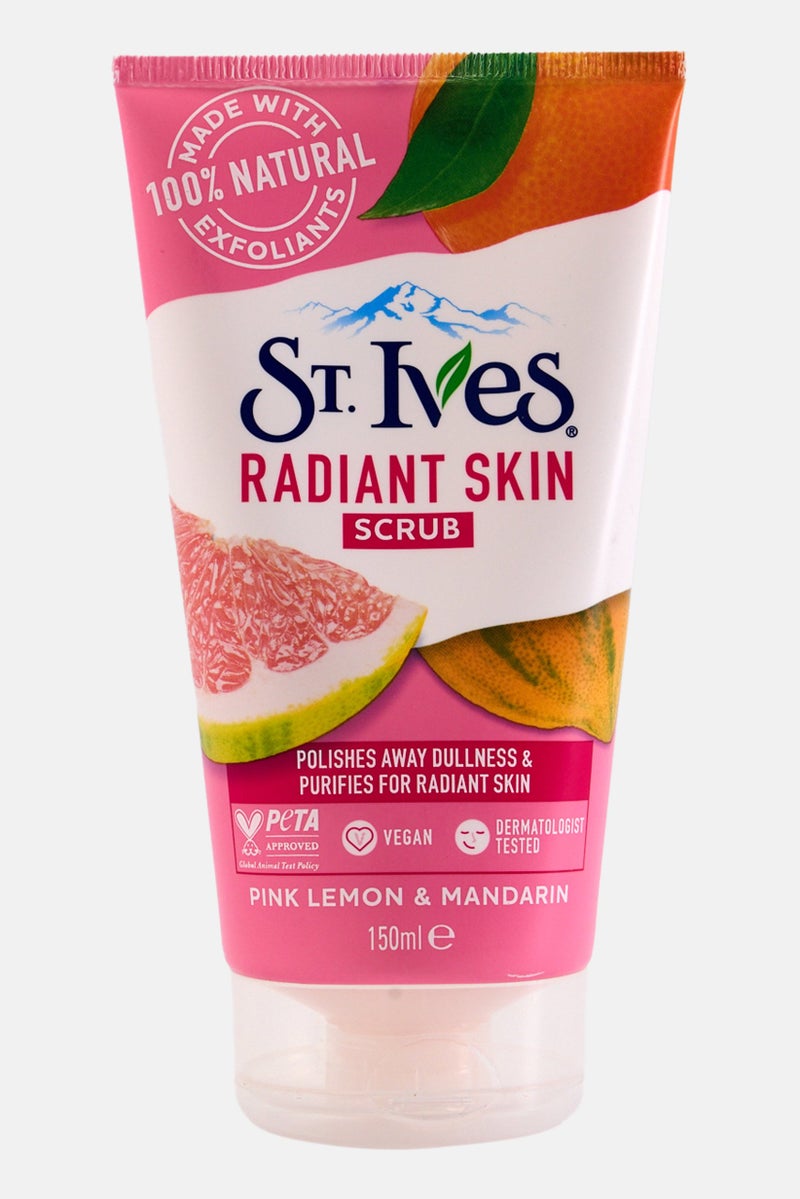 ST. Ives Even And Bright Pink Lemon And Mandarin Orange Face Scrub 150 ml - Image 1
